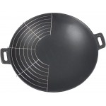 Kela 77943 set wok 5 pièces fonte diamètre 36 cm contenance 4,5 litres ‘Set wok Asia’ - B00008WV9SF
