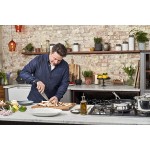 Tefal Jamie Oliver Cook`s E30688 Poêle wok Classic 30 cm | Revêtement anti-adhésif | Sûr | Signal thermique | Poignée en silicone rivetée | Passe au four | Acier inoxydable - B0912Y3PDG5