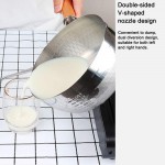 Cdycam Yukihira Casserole à lait multifonction en acier inoxydable avec poignée en bois et bec verseur pour plaque à induction 18 cm - B09DS9PL9WX