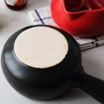 JSY Grande Céramique Capacité Lait Pan Hot Milk Petit déjeuner Porridge Petit Casserole Nouilles instantanées Pot bébé Ragoût Lait Pot antiadhésive Pots à Lait Color : Red - B085327K82X