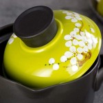 LSZ Haute température résistant Céramique Casserole avec poignée Multi-usages Pot Pots à Lait Color : Green Size : 1600ml - B0852WCQ657
