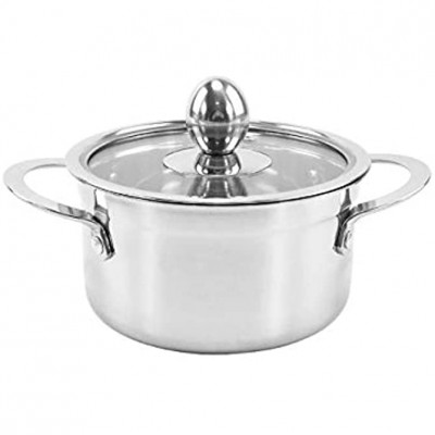 SHIJIANX Pot à Soupe en Acier Inoxydable épaissi Pot à Lait poêle à Frire Cuisine Bouilloire Cuisinier marmites à gaz ustensiles de Cuisine - B09XDQWHV7X