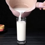 UPTALY Pot à lait antiadhésif en forme de fleur de cerisier rose Casserole à lait de 16 cm mini casserole à beurre poêle à frire avec revêtement antiadhésif en pierre minérale naturelle Maifan - B094RD7772T