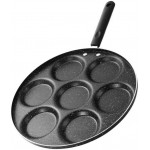 NaiCasy Pancake PAN,BLINIS PAN avec 7 Trous Mini Mini Crepe PAN OFFS FRÃ›Leurs DE Cuisson DE Cuisson avec Point Mini Pancake MACHEUR - B09PGXCJTPC