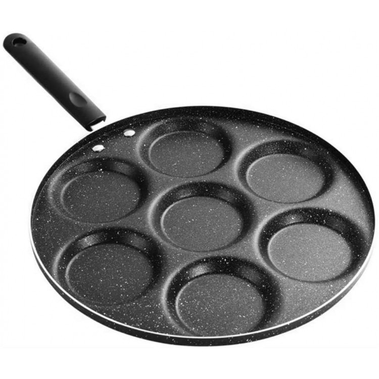 NaiCasy Pancake PAN,BLINIS PAN avec 7 Trous Mini Mini Crepe PAN OFFS FRÃ›Leurs DE Cuisson DE Cuisson avec Point Mini Pancake MACHEUR - B09PGXCJTPC