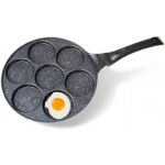 ORION Grande Poêle à œufs plat pour 7 œufs au plat avec revêtement anti-adhésif Ø 27 cm - B07Q1CJBV8P