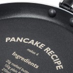 Premier Cookware Essentials Poêle à crêpes anti-adhésive avec recette Compatible induction Gris 24 cm - B083Y4CHZQC