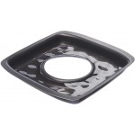 Moneta Etnea Smokefree Grill Plaque Aluminium revêtement anti-adhésif et anti-rayures Plancha lavable au lave-vaisselle 26x26 cm - B07D4WC73PG