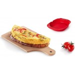 Omelette au silicone pour micro-ondes Machine à Omelette en Silicone Plat à Omelette de Micro Onde Moule à omelette en silicone Pour préparer des omelettes ou un petit-déjeuner rapides et faciles - B09B9RT5H7L