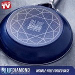 Blue Diamond Cookware Poêle à frire antiadhésive 26cm Bleu CC001597-001 - B07CZY172GD