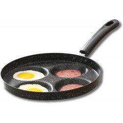 Poêle à Frire à Oeufs de 4 Tasses Omelette Antiadhésive en Aluminium pour Petit-déjeuner Oeuf Au Plat Hamburger pour Cuisinière à Gaz et Cuisinière à Induction - B08MXYSH2NV