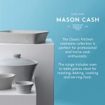 Mason Cash Classic Kitchen Plat à rôtir rectangulaire en céramique Gris 26,5 x 18 x 6,5 cm - B017LOK9C6V