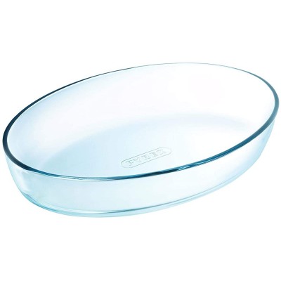 Pyrex FO3YL Essentials Plat à four ovale en verre 30x21x6 cm - B000UO7GD0Z