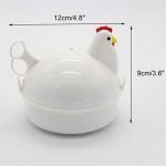 BESTONZON Cuiseur à œufs électrique en forme de poulet pour micro-ondes 4 œufs - B07DL5NWNPI