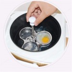 DULALA Pocheuses à œufs en acier inoxydable à trois grilles pour cuisiner des œufs - B07ZX5JJMLN