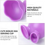 Hemoton Lot de 5 tasses en silicone pour œufs Poacher Cocotte à œuf Échafaudage Tasse de service pour micro-ondes Ustensiles de cuisine Poêle couleur aléatoire - B08QKZ5TTJL