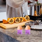 Hemoton Lot de 5 tasses en silicone pour œufs Poacher Cocotte à œuf Échafaudage Tasse de service pour micro-ondes Ustensiles de cuisine Poêle couleur aléatoire - B08QKZ5TTJL