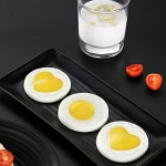 XYMY Pocheuse à œufs en acier inoxydable en forme de cœur et de fleur Pocheuse à œufs en acier inoxydable Outil de cuisine - B09KTY9765G