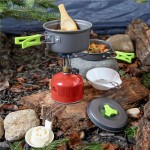 Ytrew Ytrew Ensemble de ustensiles de cuisine pour 1 à 2 personnes en plein air Ensemble de ustensiles de cuisine pour camping - B08FD54ZDXC