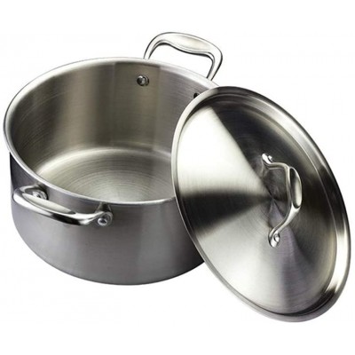 LINGZHIGAN 304 acier inoxydable pot de soupe épaissie double fond antiadhésif pan pot de soupe induction cuisinière gaz universel Size : XL - B07WMGBX2TT