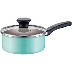 Poêle Wok Pan Milth Pot avec couvercle antiadhésif Cuisson Cuisson Pot Soupe à l'énergie Soupe à la chaleur rapide Pot de cuisson Pot de cuisson Color : Blue - B09TJBF28WC