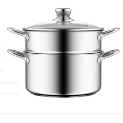 Pot à vapeur Pot de soupe en acier au carbone Fond de chaudron à angle droit extra épais fruits de mer cuit à la vapeur petits pains cuits à la vapeur soupe de poulet cuit Size : 22CM - B09TS7CFVHC