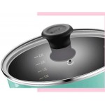 SHYOD Pot à pâtes à Soupe en Acier Inoxydable avec Couvercle poignées Doubles résistantes à la Chaleur Non Toxique et sain Facile à Nettoyer et au Lave-Vaisselle Color : A - B08D74SKH3U