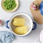 WANGYAN 1.5L Pot d'émail avec couvercle Pot de lait Baby Food Supplément Pot Pot Nouilles Pot Induction Cuisine disponible Cuisual Disponible Set Chaude Pot Chaude Color : Yellow - B09VKZRR1NX
