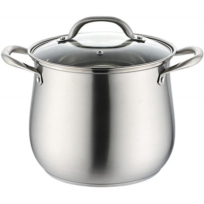WANGYAN 304 Pot d'acier en acier inoxydable en acier inoxydable Double Porridge Double Porridge de cuisson Universal Fond Épaississement Stew Pot Color : 22cm - B09VKZZ9V28