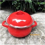 WANGYAN Passerelle Pot de cuisine Pots et poêles Cuisine Cuisine Porcelaine Enamel Pot Cuisson Pots à induction Cuisinière à induction Chaud pot pour les ustensiles de cuisine PAN - B09VL1H4NH2