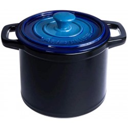 Accueil Casserole Pot ragoût Pot Soupe céramique Haute température Pot antiadhésif Nouilles bouillies Lait Chaud avec Couvercle Pot Pierre Taille: A - B08QN5BM4V2