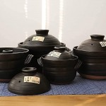 KELUNIS Pot en Terre Cuite pour Cuisiner Pot Chaud Japonais Casserole en Céramique avec Double Couvercle Pot À Soupe Déco Cuiseur De Riz Haute Température Ne Craque Pas,2.3l - B09BFTMG737
