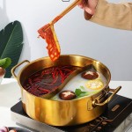 Panier de rangement Hot Pot Cooker Pot de canard mandarin en acier inoxydable Outil de cuisson de soupe de casserole de cuisine Outil de cuisson de soupe de poulet pour table de cuisson à inductio - B09PYLHNZ4B