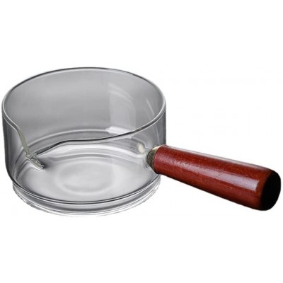 Pot de bouillie à soupe Pot de lait avec poignée en bois Pot de cuisson en verre Pot de poêle à nouilles instantanées couleur: une taille: comme le montre la photo liuguifeng - B09SFS2KJ4D