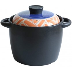 Pot Lait céramique Peint la Main Haute température Style Japonais Pot Soupe Pot Argile Casserole Cuiseur Pierre - B08QMWS5ZV2
