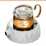 Tasse à thé de l'après-midi Tea Health Electric Céramique Tea Maker Set-Electric Céramique Cuisinière Blanc + Poignée latérale Pot Couleur: Blanc kangdongxu Color : White - B09SCYQXZTH