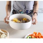 WZHZJ Casserole en céramique noire blanche de style japonais cuisine à la maison pot de soupe alimentaire à haute température avec couverture créative pour cadeau - B08TMP3WNKB