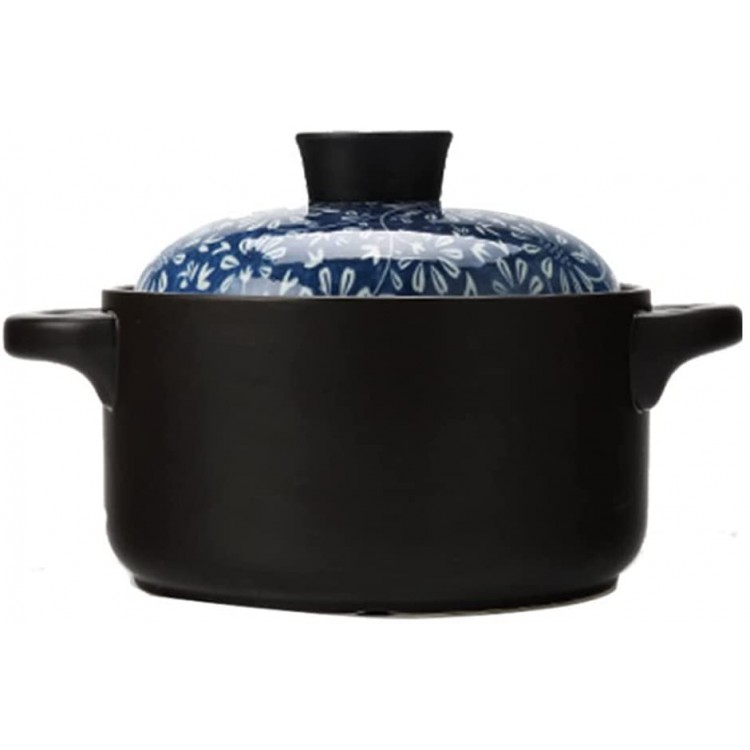 BKWJ Casserole Casquettes de cuisine,poêles en céramique,pots en céramique,bol en céramique avec couvercle,bol en pierre Cuisinières à riz chaude,2.5L Color : A - B09J1LPLF71