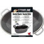 Warimex Stoneline 13981 Gourmet Plat à rôtir avec Couvercle Aroma-Protecting - B00B1AZ5KS4