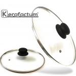 Kerafactum® Bouton de rechange en plastique pour couvercle de casserole Ø 7 cm Manche en silicone mélangé. noir 3 pièces - B08BS6386F6