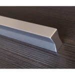 Paire de poignées 100 mm en aluminium – Finition anodisée brillante – pour meubles de cuisine et ameublement – Fabriqué en Italie. - B08MRTCVGNX