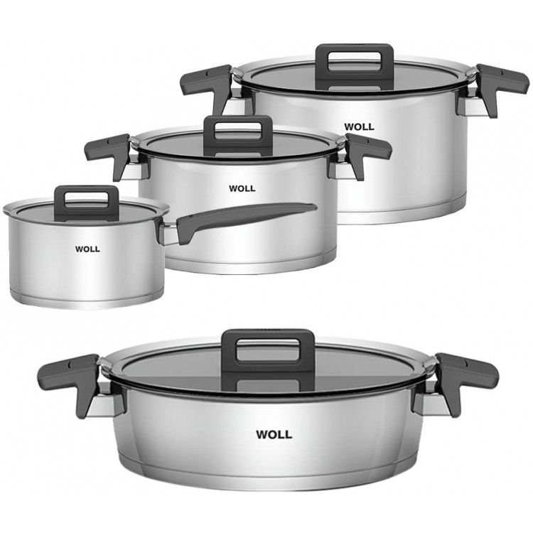 Woll Lot de 5 casseroles et 1 Wok avec Couvercle Concept - B013QX3INI5