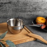 Pisamhid Marmite à Double chaudière en Acier Inoxydable | Acier Inoxydable Double Boiler Pot Cuisine Cuisine Outils Gadgets | Gadgets Pratiques d'outils de Cuisine pour la Maison - B09W56182D1