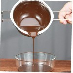Chaudière chaleur Double Melting Pot en acier inoxydable pour le chocolat Beurre Fromage Caramel Bonbons Cire 1000ml 400ml 2PCS ustensiles de cuisine Set - B091J14KVPN