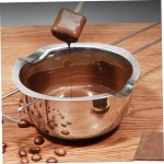 SouiWuzi Double chaudière Double chaudière Chaleur Melting Pot en Acier Inoxydable pour chee au Beurre au Chocolat Caramel Candy Cire 1000ml 400ml 2pcs - B09TW6N7NLZ