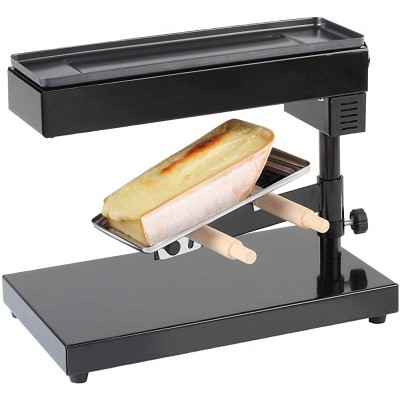 Appareil à raclette pour une pièce entière de fromage à raclette appareil sur pied appareil à faire fondre le fromage 600 W hauteur et angle réglables thermostat - B07H7HWG9NM
