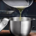 HEMOTON Bacon Contenant La Graisse en Acier Inoxydable Stock Pot Soupe Bassin avec Couvercle Marmite Chaude Cuisine Bols Bols À Mélanger Cuisine Vaisselle - B09GYJPNXCD