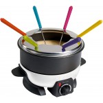 BARBACADO Fondue électrique 6 pers appareil à fondue pics couleurs fondue bourguignonne fondue savoyarde - B074MXXQY2D