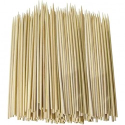 Brochettes en bambou – Lot de 150 bâtonnets – Pour barbecue fontaine cocktail fruits poulet brochettes en bois de 30 cm de long - B093X5YYY8I
