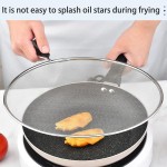 Yooyg Écran anti-éclaboussures poêle à frire couvercle anti-éclaboussures en acier inoxydable résistant à l'huile garde la cuisine propre - B094NJYCJ82